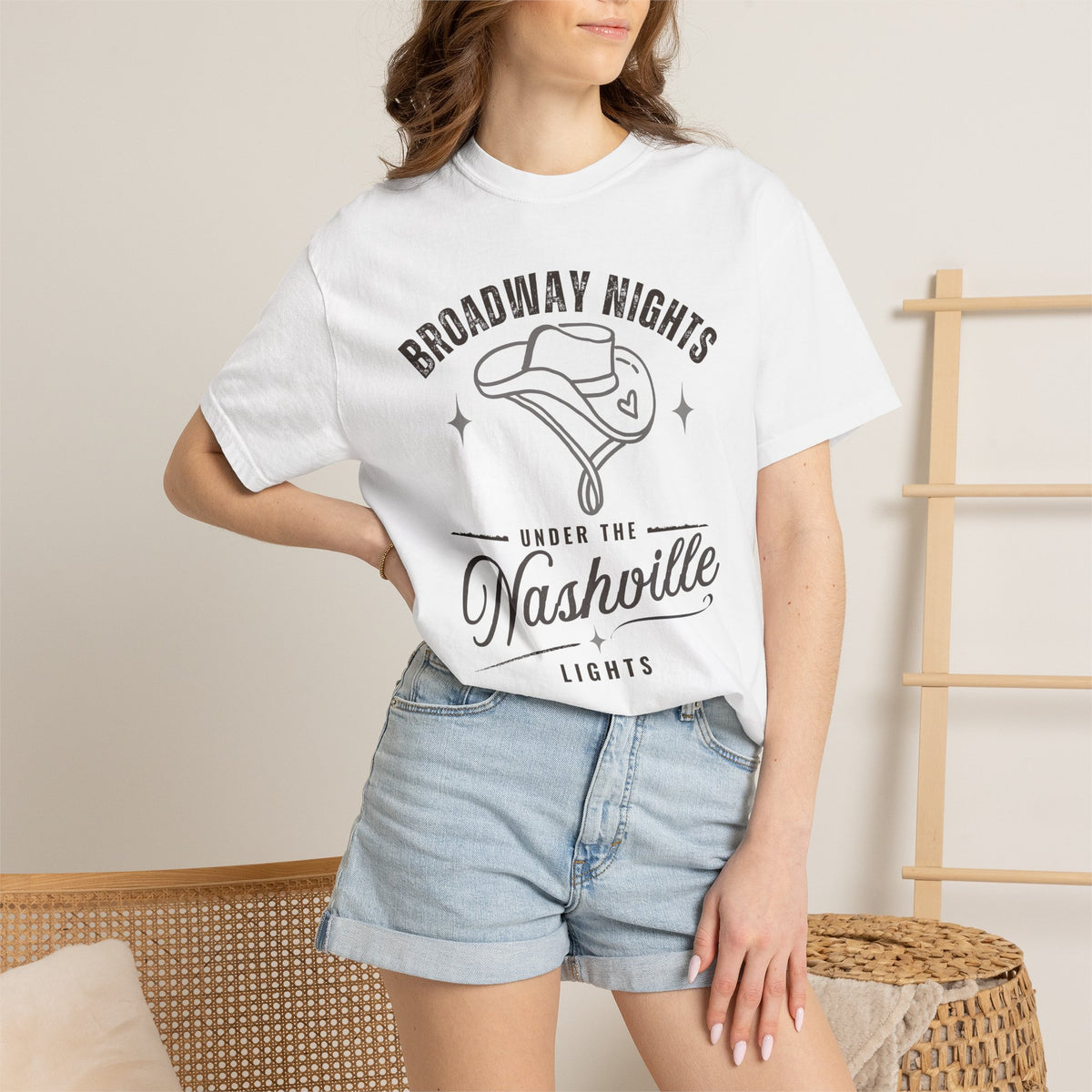Broadway Nights Under the Nashville Lights Comfort Colors¬Æ T-Shirt