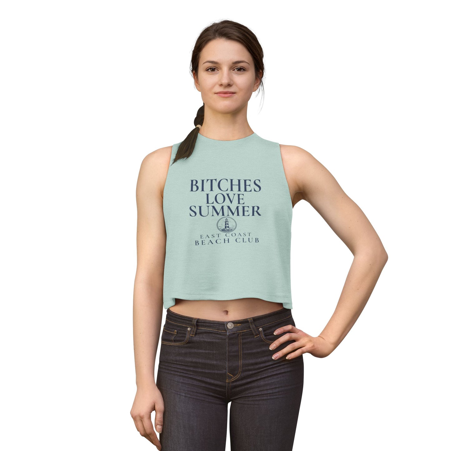 Bitches Love Summer crop top | East Coast Beach Club tank