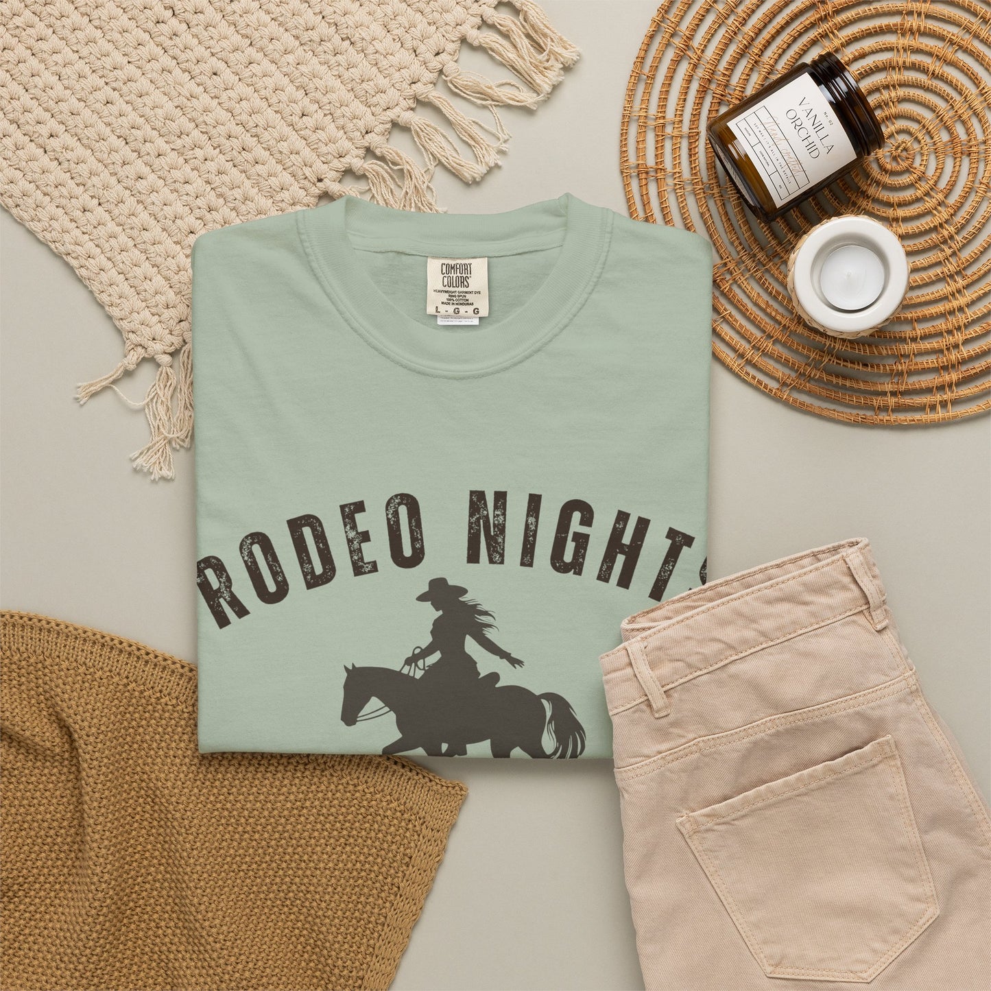 Rodeo Nights Ella Vibes Tee, Country Concert Shirt, Western Cowgirl Tee, Rodeo Graphic Shirt, Horse Lover Gift