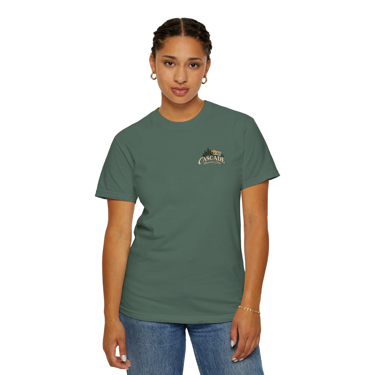 Cascade Mountain Days Tee | Vintage Mountain Graphic T-Shirt