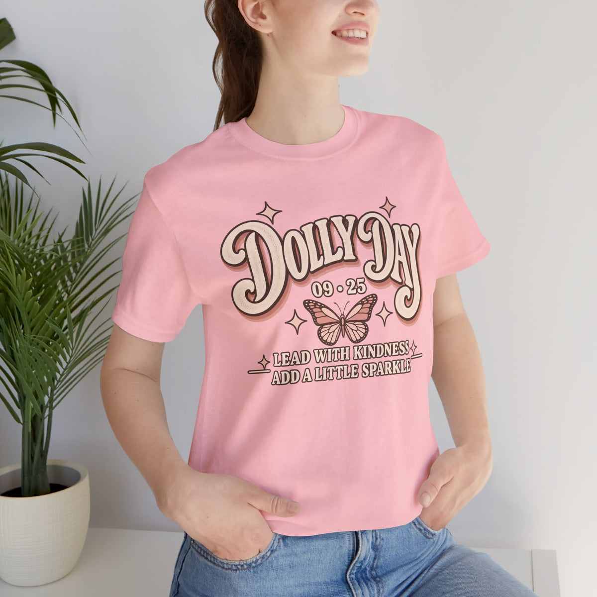 Dolly Day 9•25 Tee | Lead With Kindness & Add a Little Sparkle