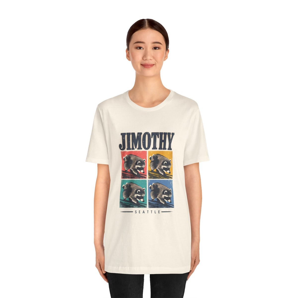 JIMOTHY Seattle Raccoon Graphic Tee