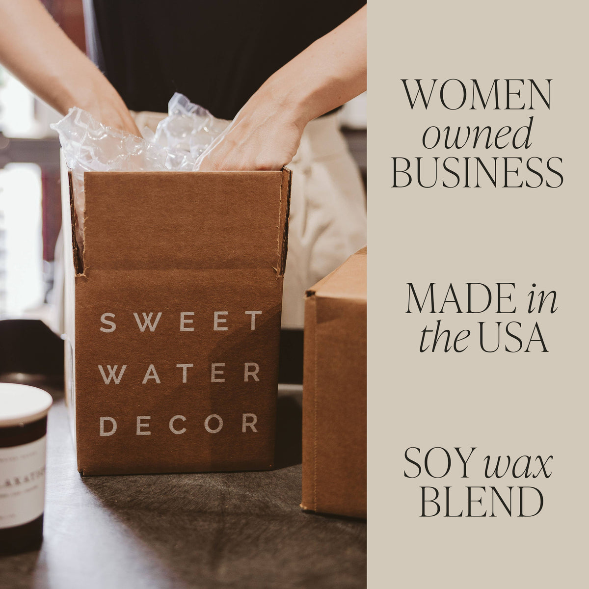 Warm and Cozy 12 oz Soy Candle - Christmas Home & Gifts
