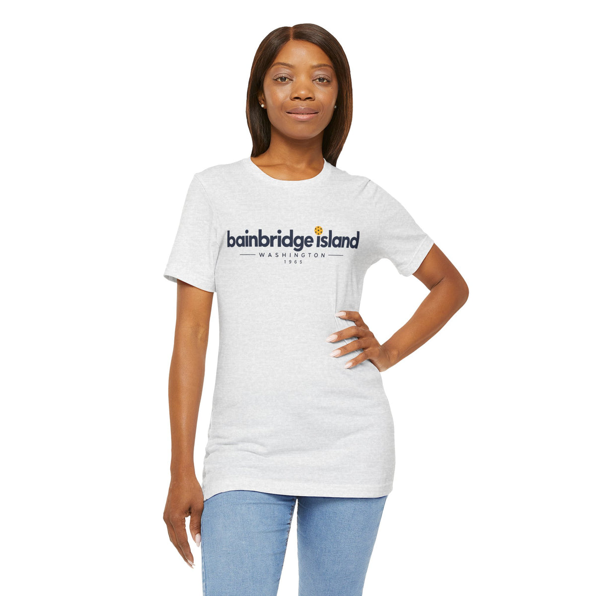 Bainbridge Island Pickleball 1965 Tee – Washington Pickleball Shirt