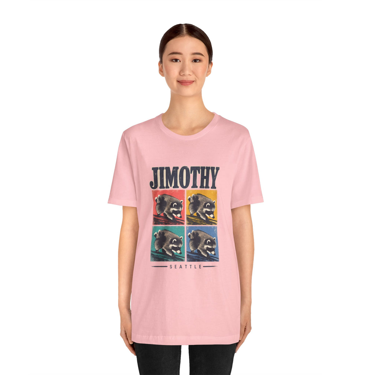 JIMOTHY Seattle Raccoon Graphic Tee