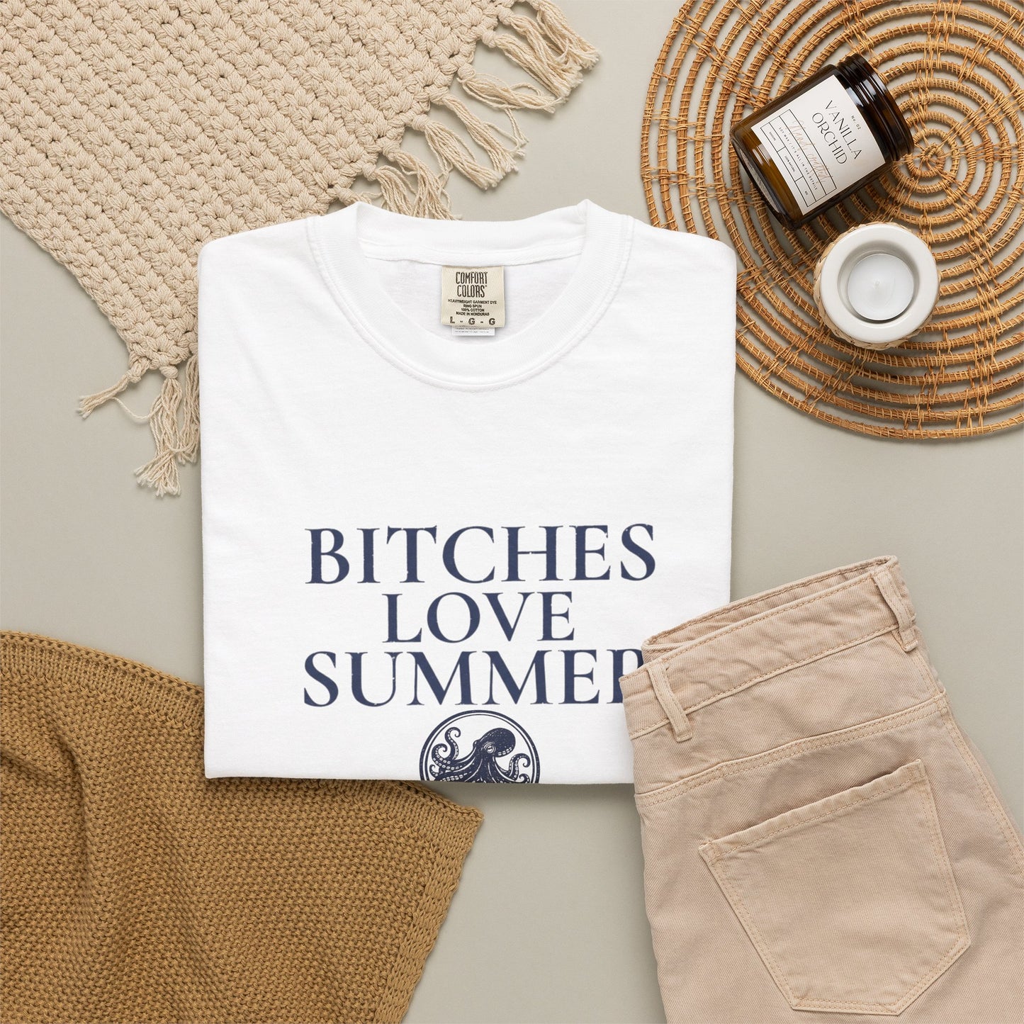 Bitches Love Summer T-Shirt | Salish Sea Beach Club Graphic Tee | PNW Shirt