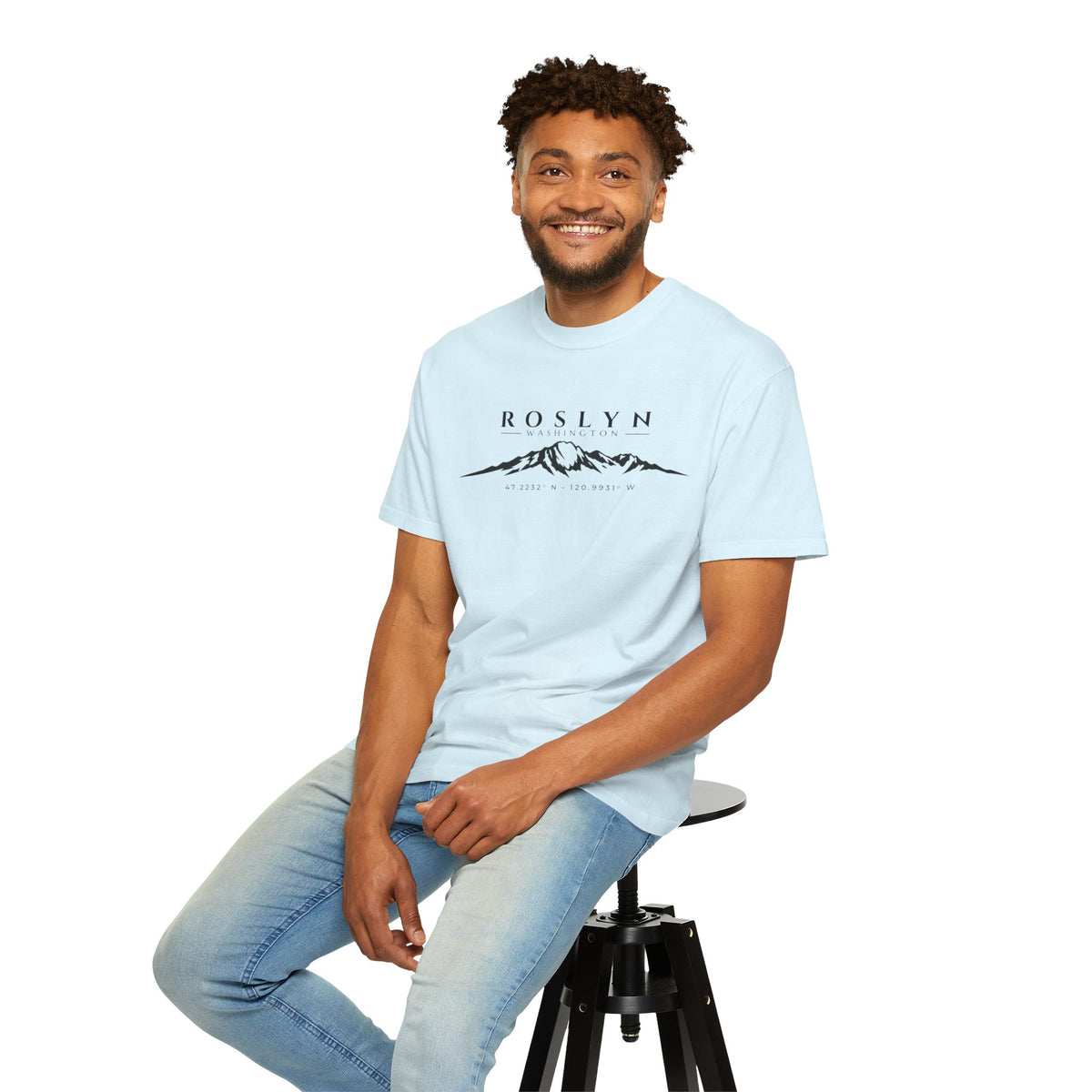 Roslyn Washington T-Shirt | Mount Stuart Shirt | Washington Mountain Shirt | Cle Elum
