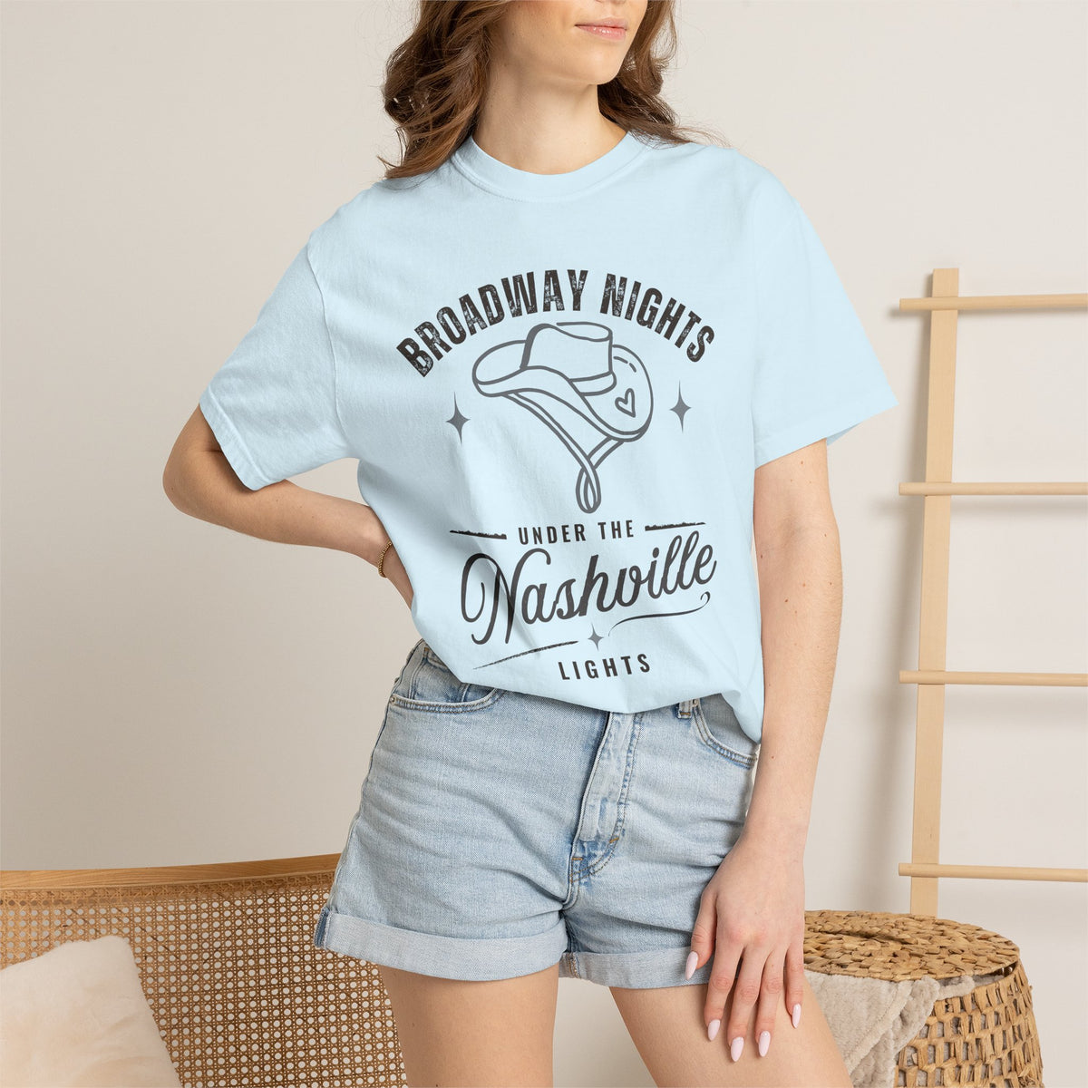 Broadway Nights Under the Nashville Lights Comfort Colors¬Æ T-Shirt