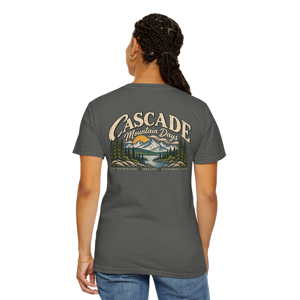 Cascade Mountain Days Tee | Vintage Mountain Graphic T-Shirt