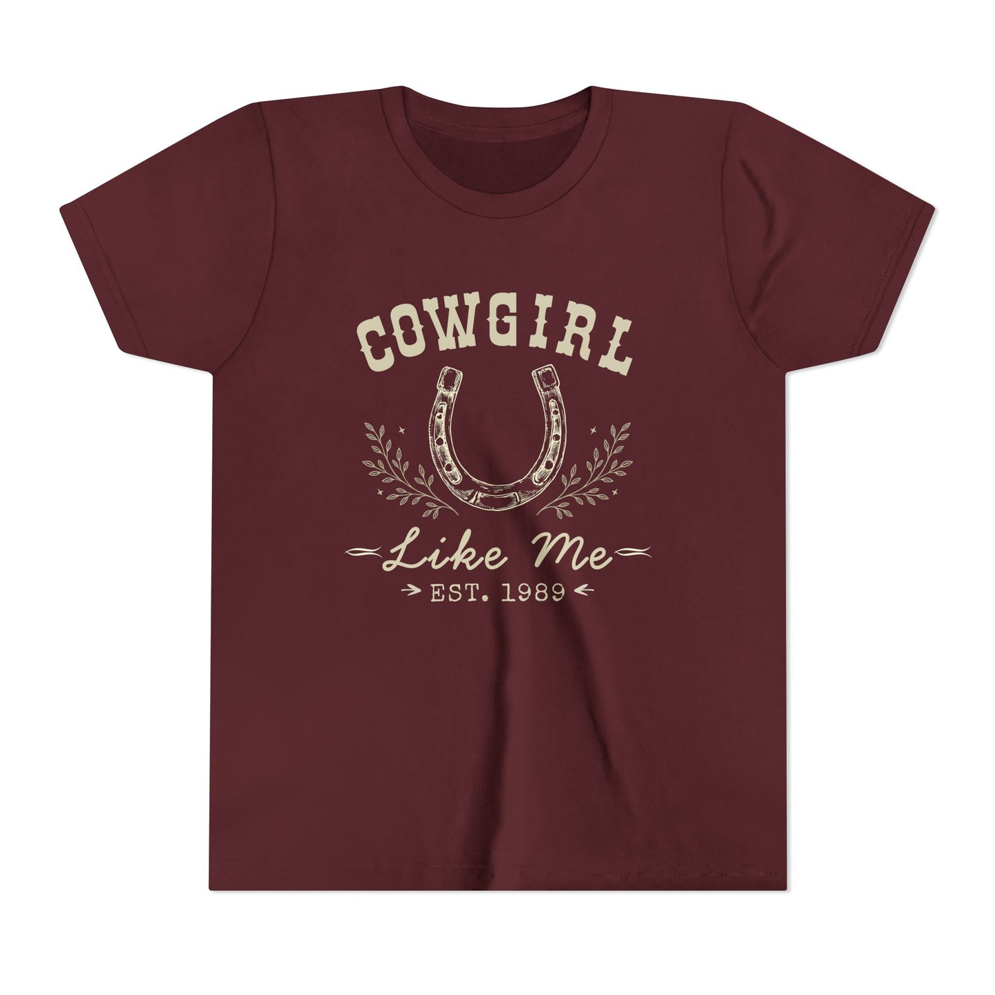 Cowgirl Like Me Girls Shirt | Western Kids Tee | Rodeo Girl Outfit | Horse Lover Gift