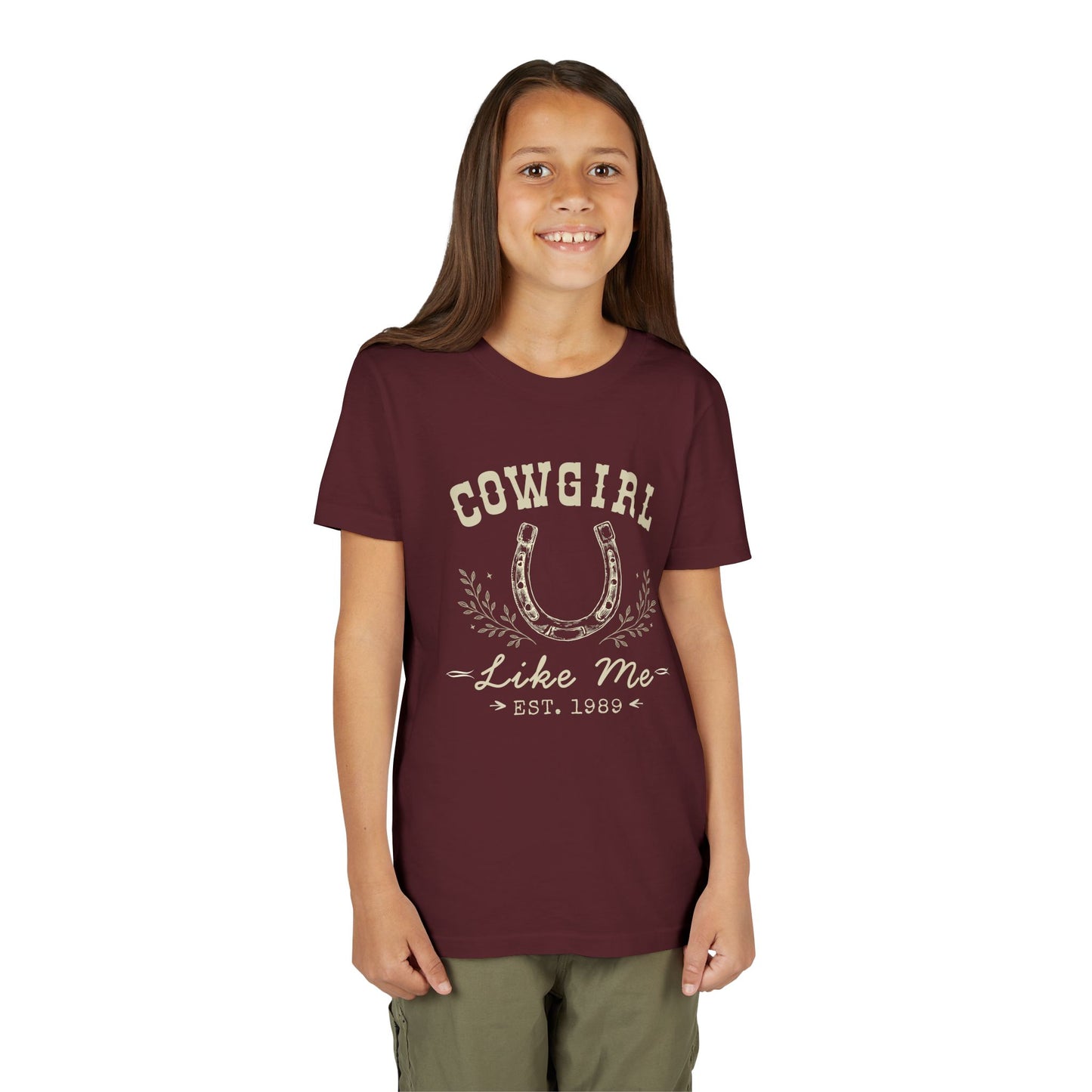Cowgirl Like Me Girls Shirt | Western Kids Tee | Rodeo Girl Outfit | Horse Lover Gift