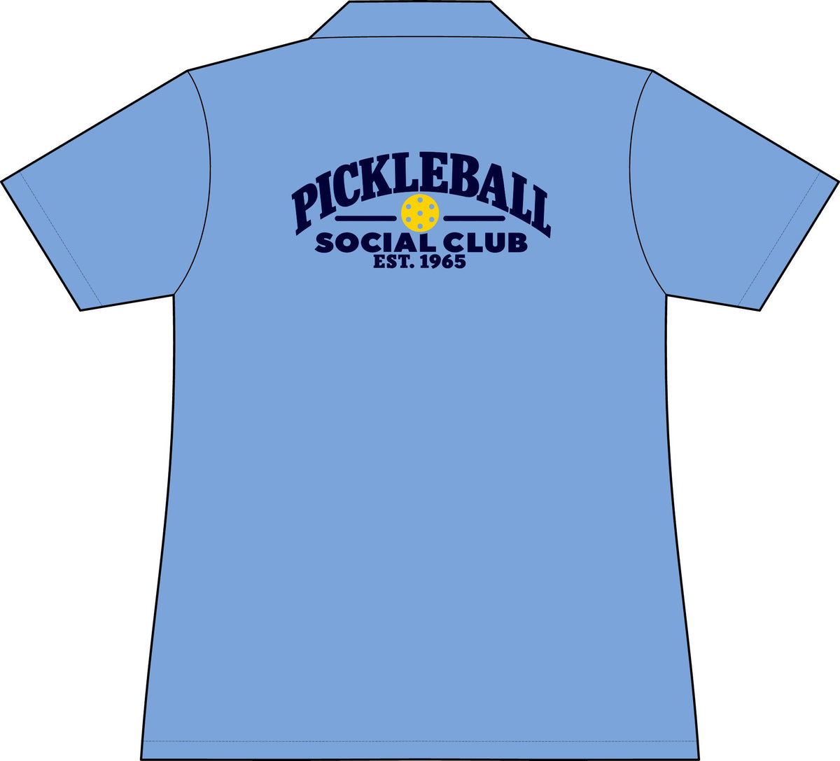 Women’s Pickleball Social Club Performance Polo