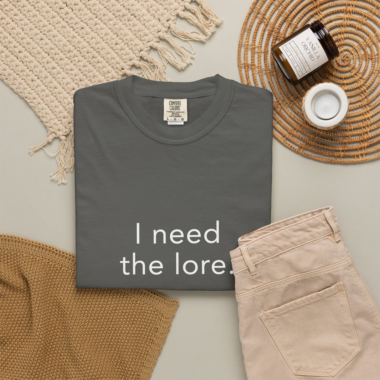 I Need The Lore Shirt, Funny Gossip Tee, Tea Lover Shirt, Internet Slang Shirt, Viral Trend Tee, Gen Z Humor Shirt, Oversized Graphic Tee