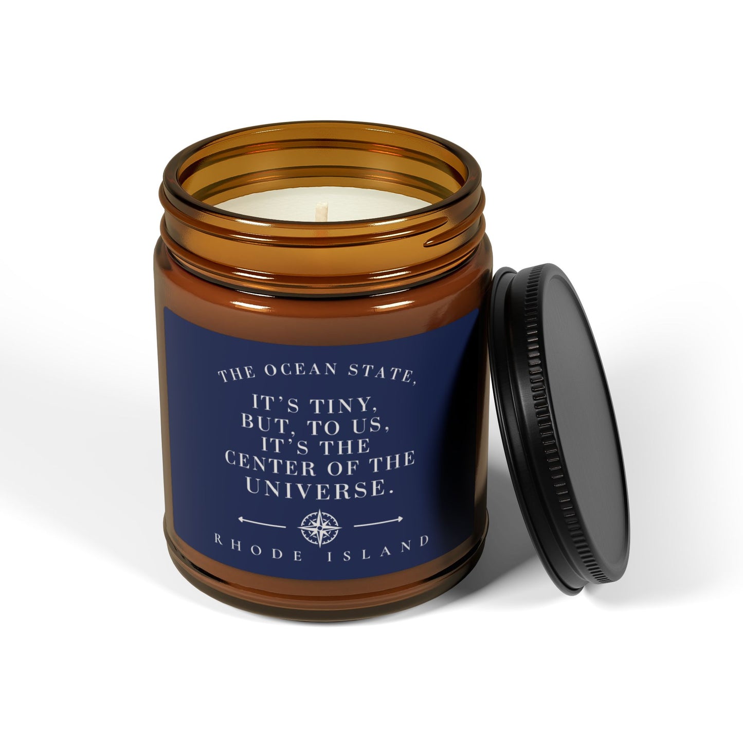 Rhode Island Candle | Ocean State Gift | Rhode Island Home Decor | Rhode Island Quote Candle | New England Gift | Soy Candle