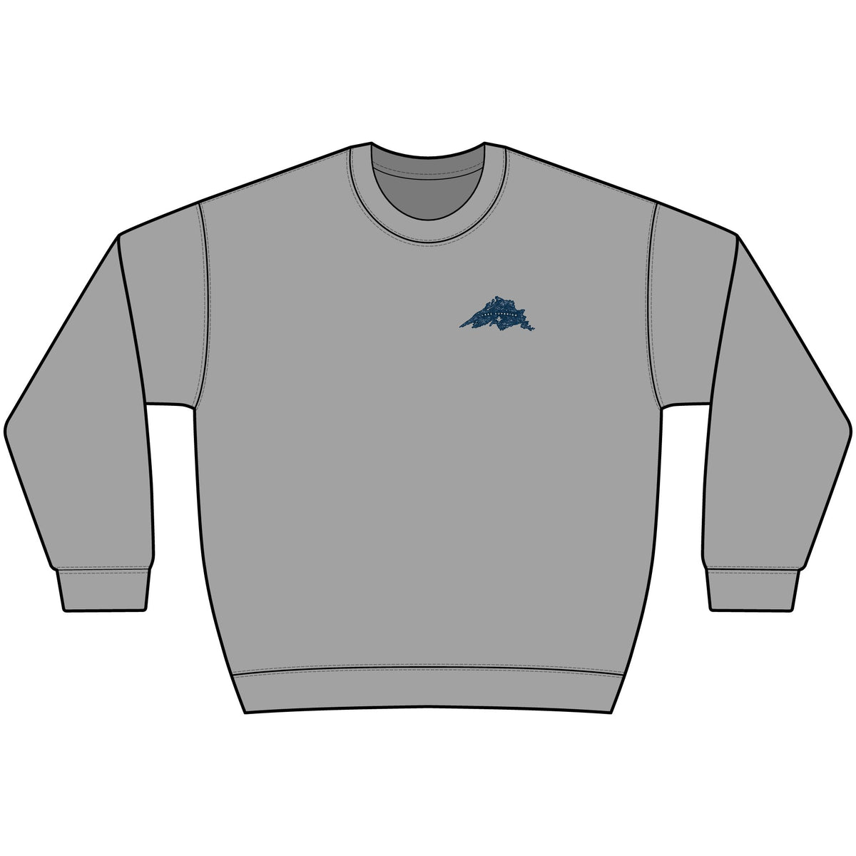Up North Lake Superior “Forgive My Northern Attitude” Crewneck Sweatshirt