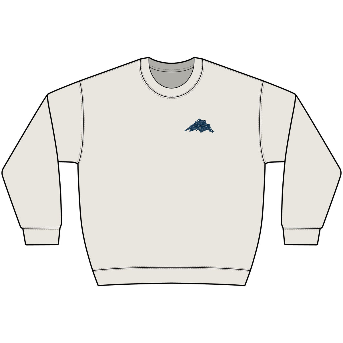Up North Lake Superior “Forgive My Northern Attitude” Crewneck Sweatshirt