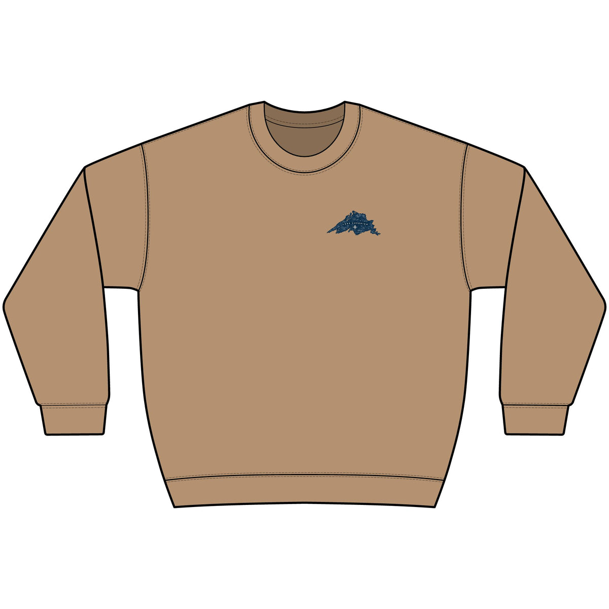 Up North Lake Superior “Forgive My Northern Attitude” Crewneck Sweatshirt