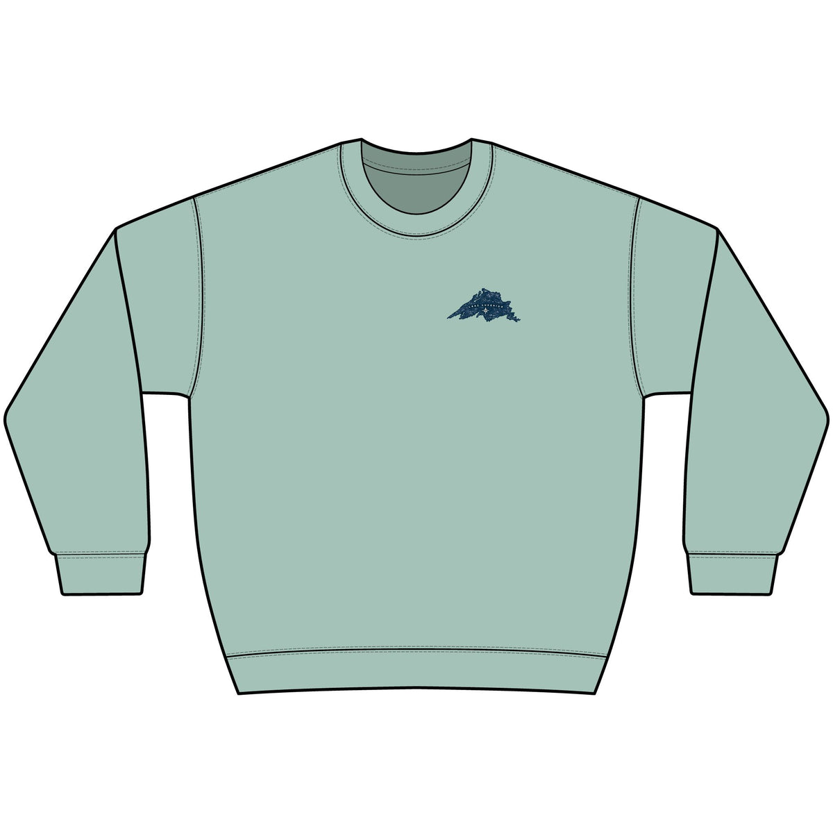Up North Lake Superior “Forgive My Northern Attitude” Crewneck Sweatshirt