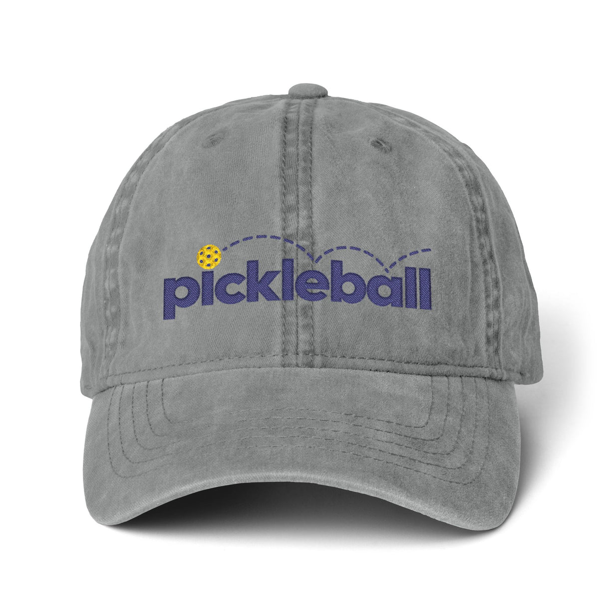 Pickleball Embroidered Pigment-Dyed Cap | Women’s Pickleball Hat