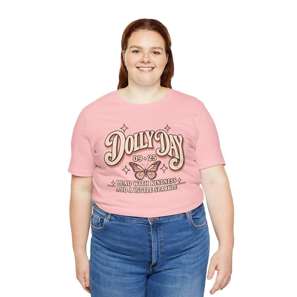 Dolly Day 9•25 Tee | Lead With Kindness & Add a Little Sparkle
