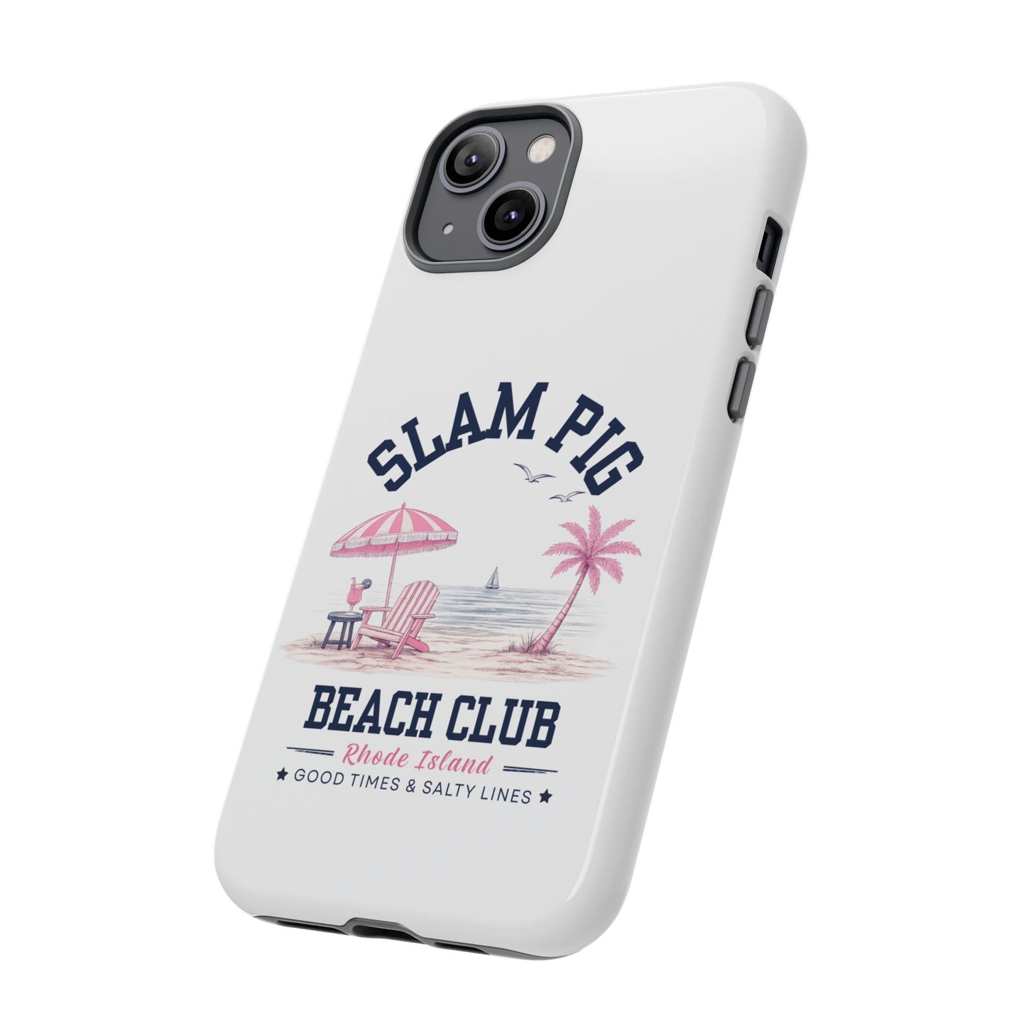 Slam Pig Beach Club Phone Case, Rhode Island Beach Case, Bravo Inspired Phone Cover, Coastal Summer iPhone Samsung Google Case