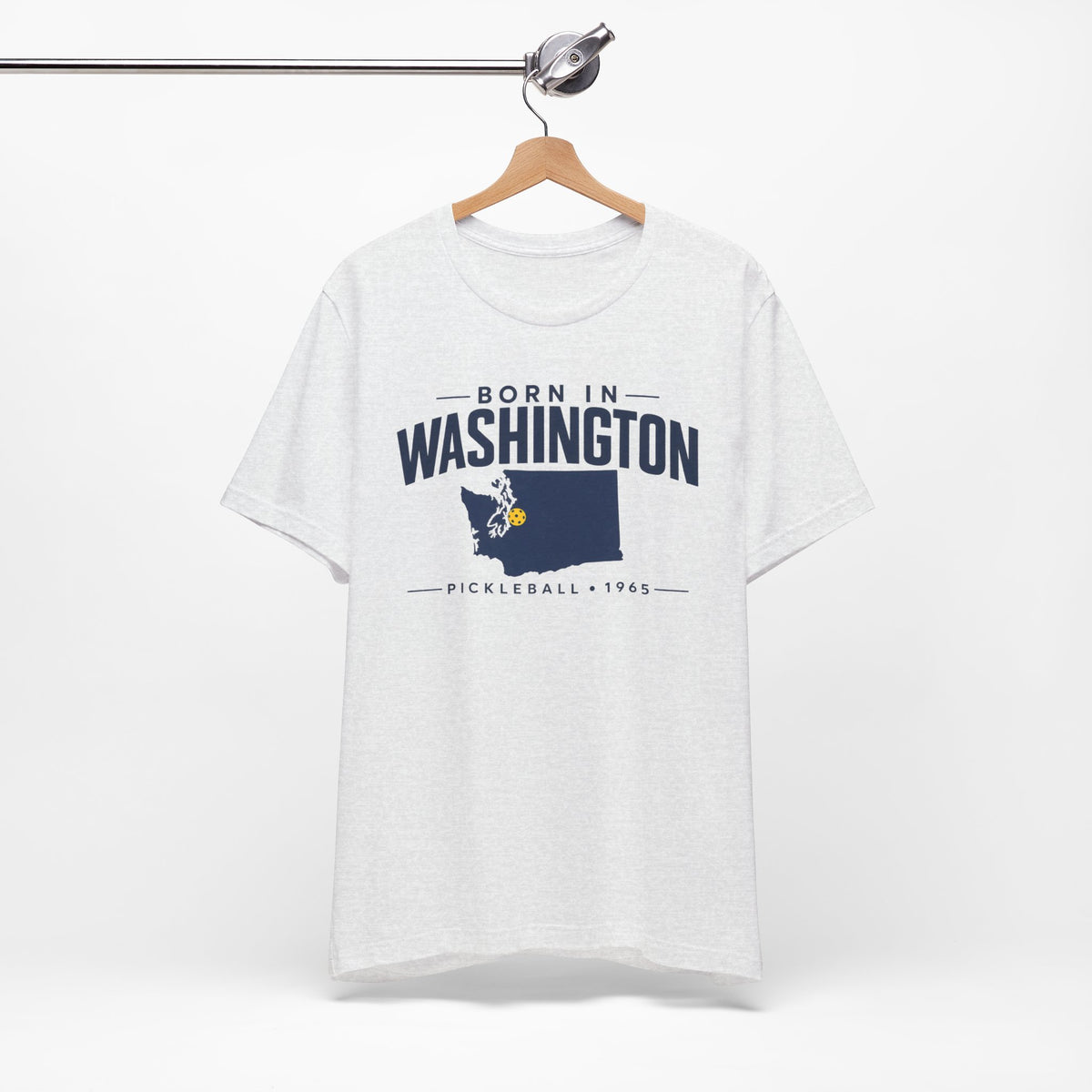 Born in Washington Pickleball 1965 Unisex Tee