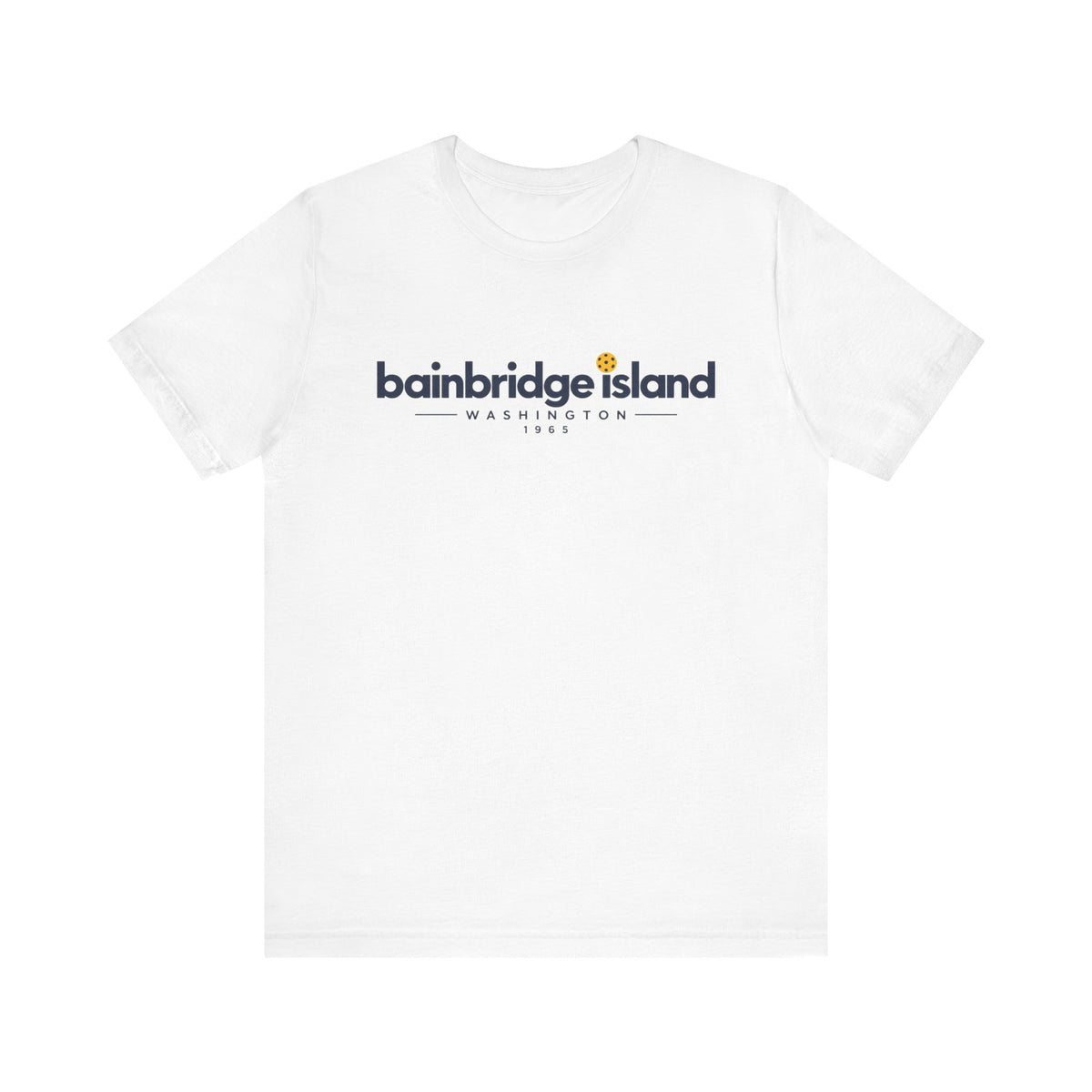Bainbridge Island Pickleball 1965 Tee – Washington Pickleball Shirt