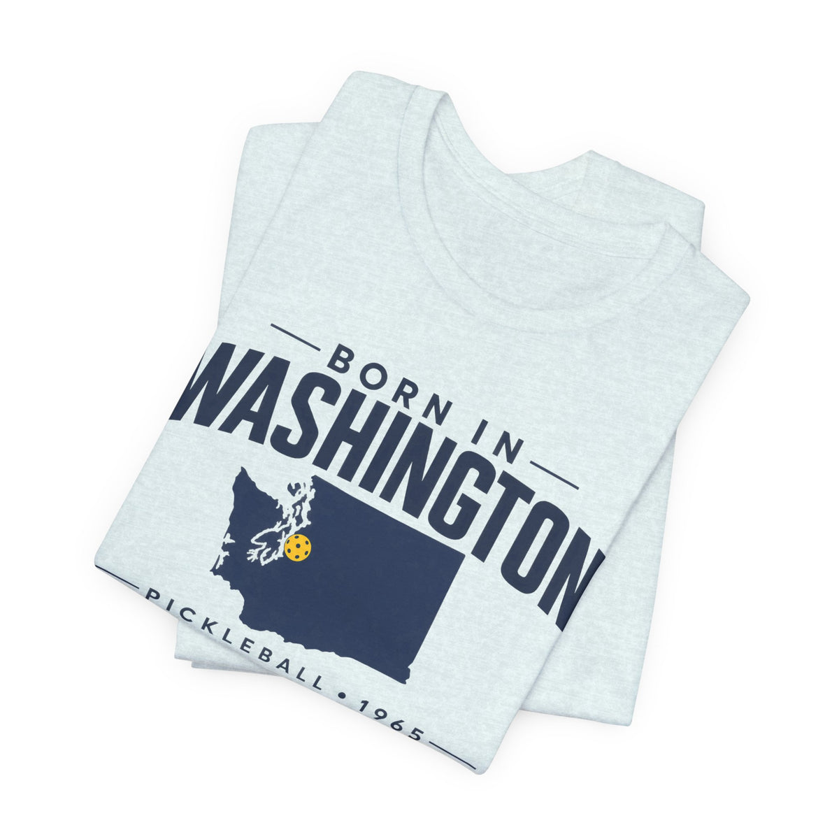 Born in Washington Pickleball 1965 Unisex Tee