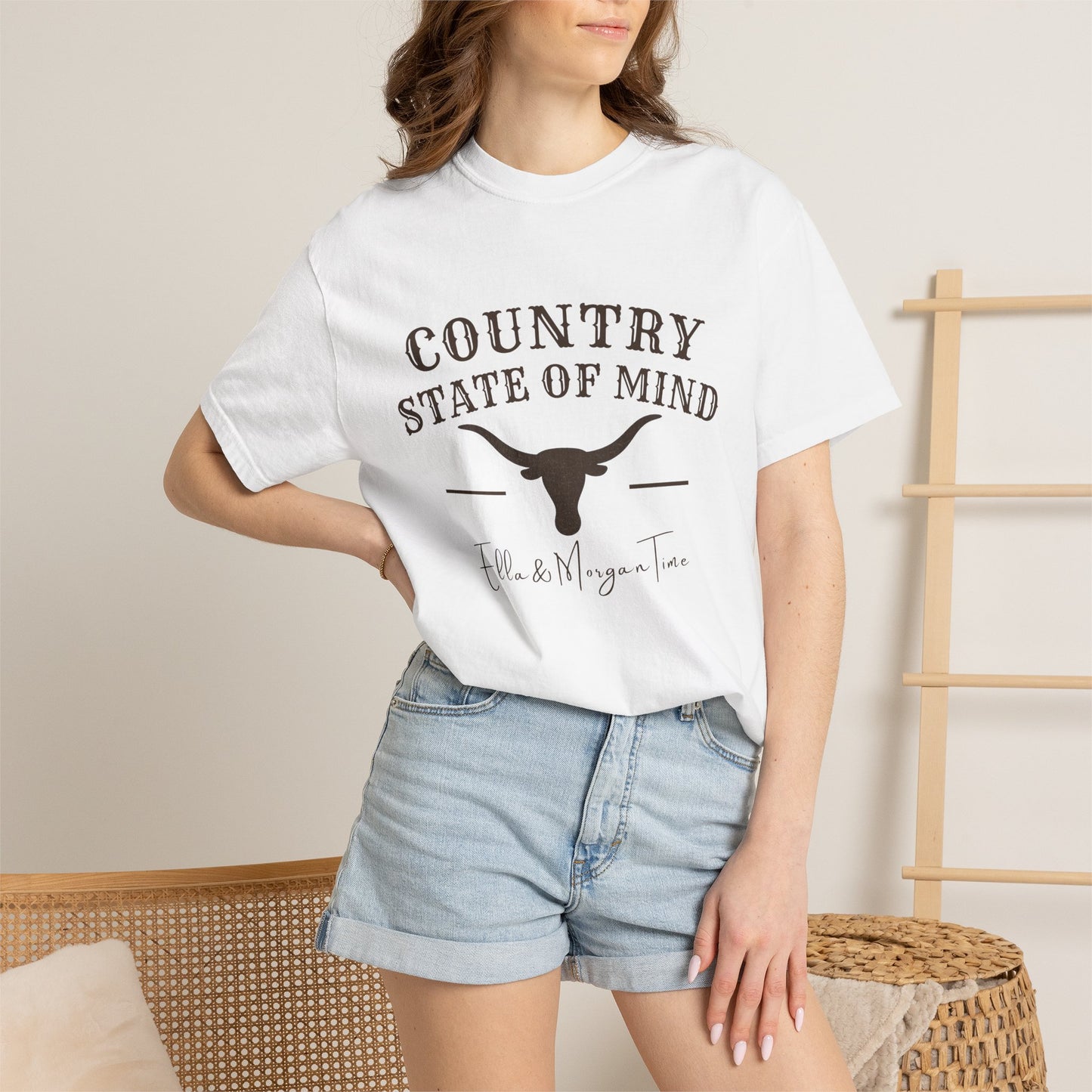 Country State of Mind Shirt | Ella Morgan Country Concert Tee | Cowgirl Shirt | Country Music Shirt | Unisex Comfort Colors