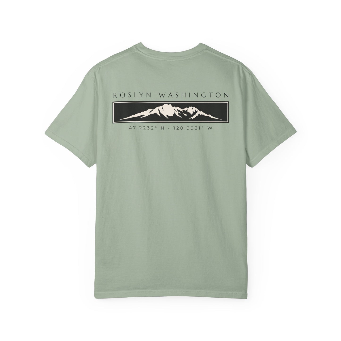 Roslyn Washington Mountain T-Shirt | PNW Graphic Tee | Washington Hiking Shirt | Cle Elum Gift | Pacific Northwest Tee