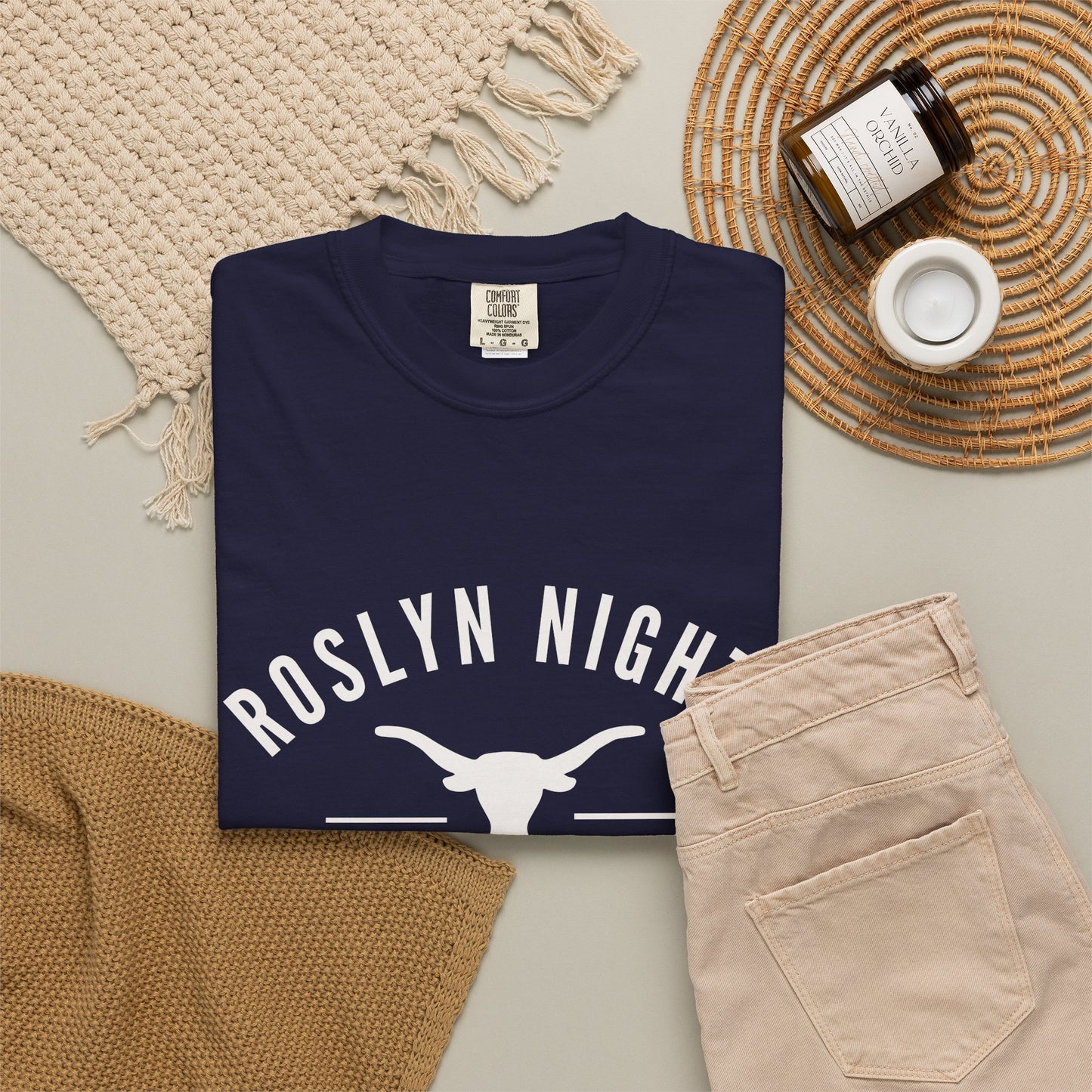 Roslyn Nights Ella Vibes T-Shirt | Unisex | Longhorn Skull Graphic | Rodeo Tee | Country Concerts