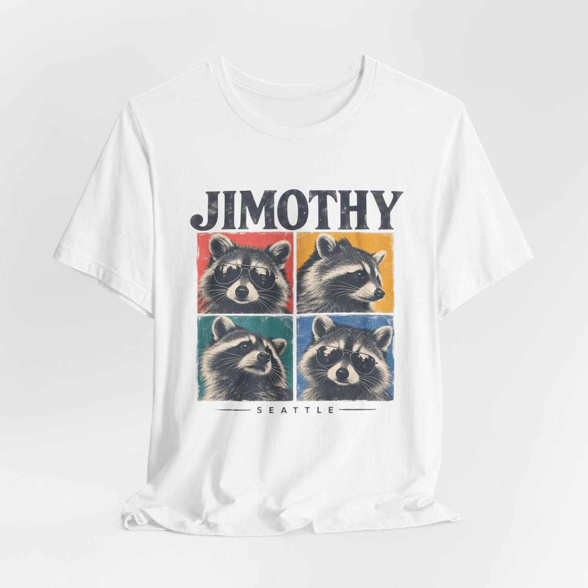 JIMOTHY Seattle Raccoon Graphic Tee