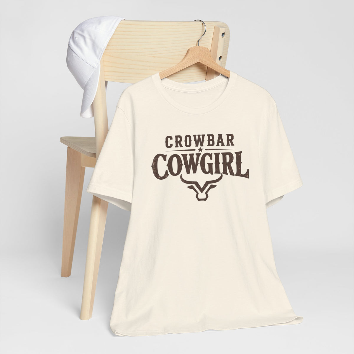 Crowbar Cowgirl Western Graphic Tee | Bella+Canvas 3001 | Rodeo Shirt