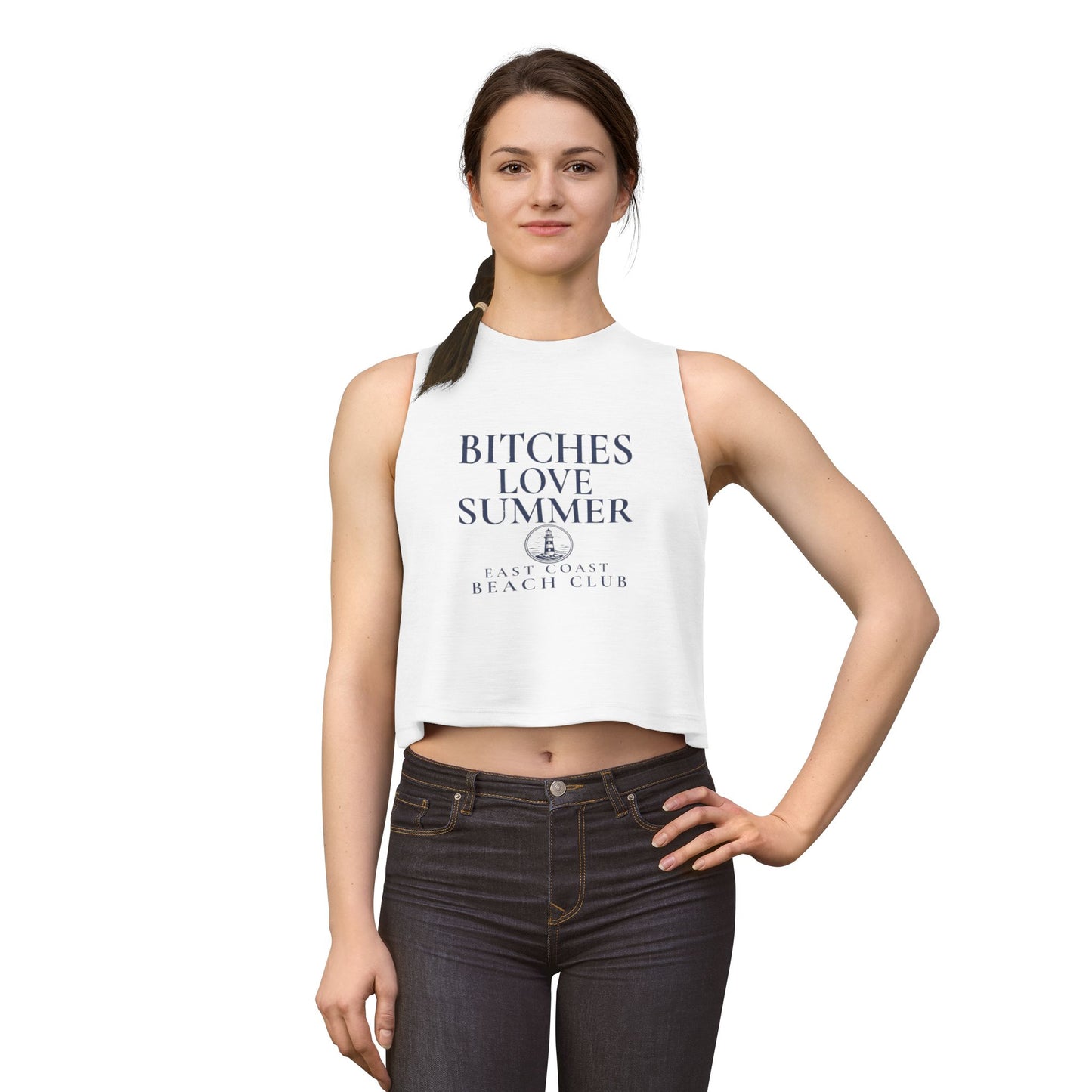 Bitches Love Summer crop top | East Coast Beach Club tank
