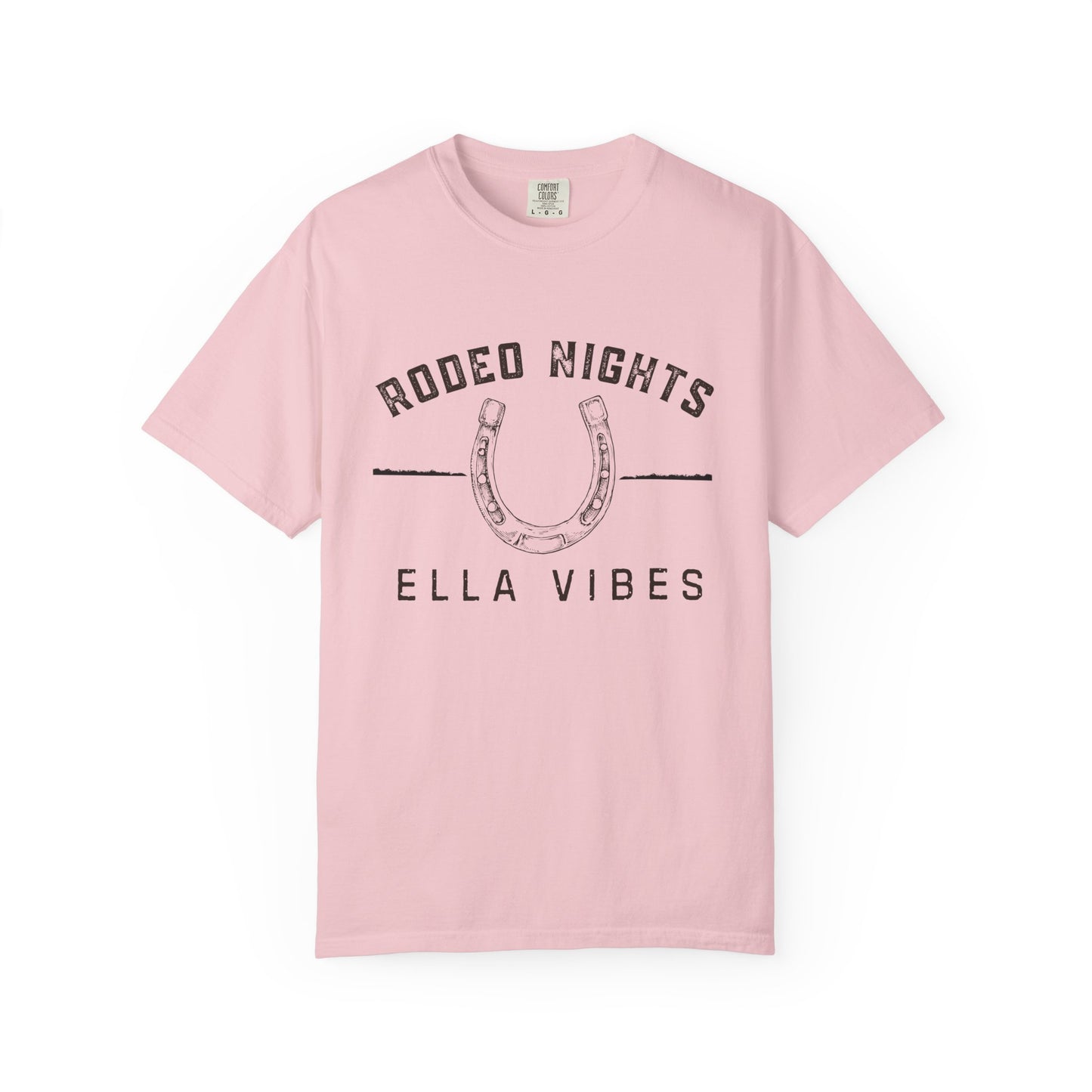 Rodeo Nights Ella Vibes Shirt, Western Cowgirl Tee, Country Concert Shirt, Horseshoe Graphic Tee, Cowboy Rodeo Shirt