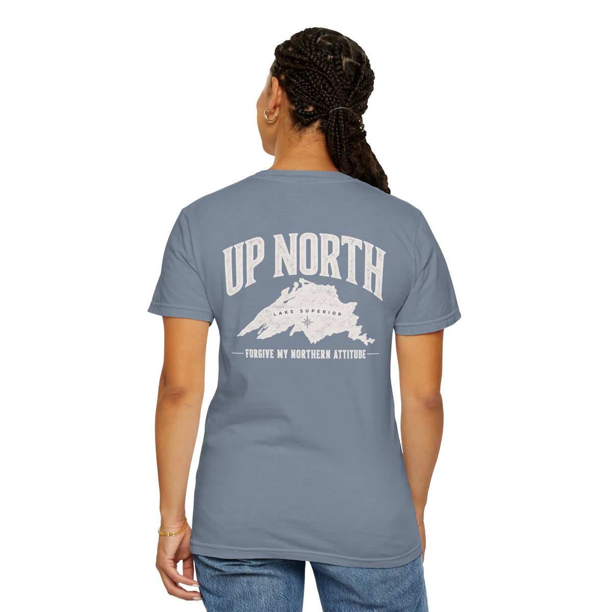 Up North Lake Superior T-Shirt | Forgive My Northern Attitude Graphic Tee