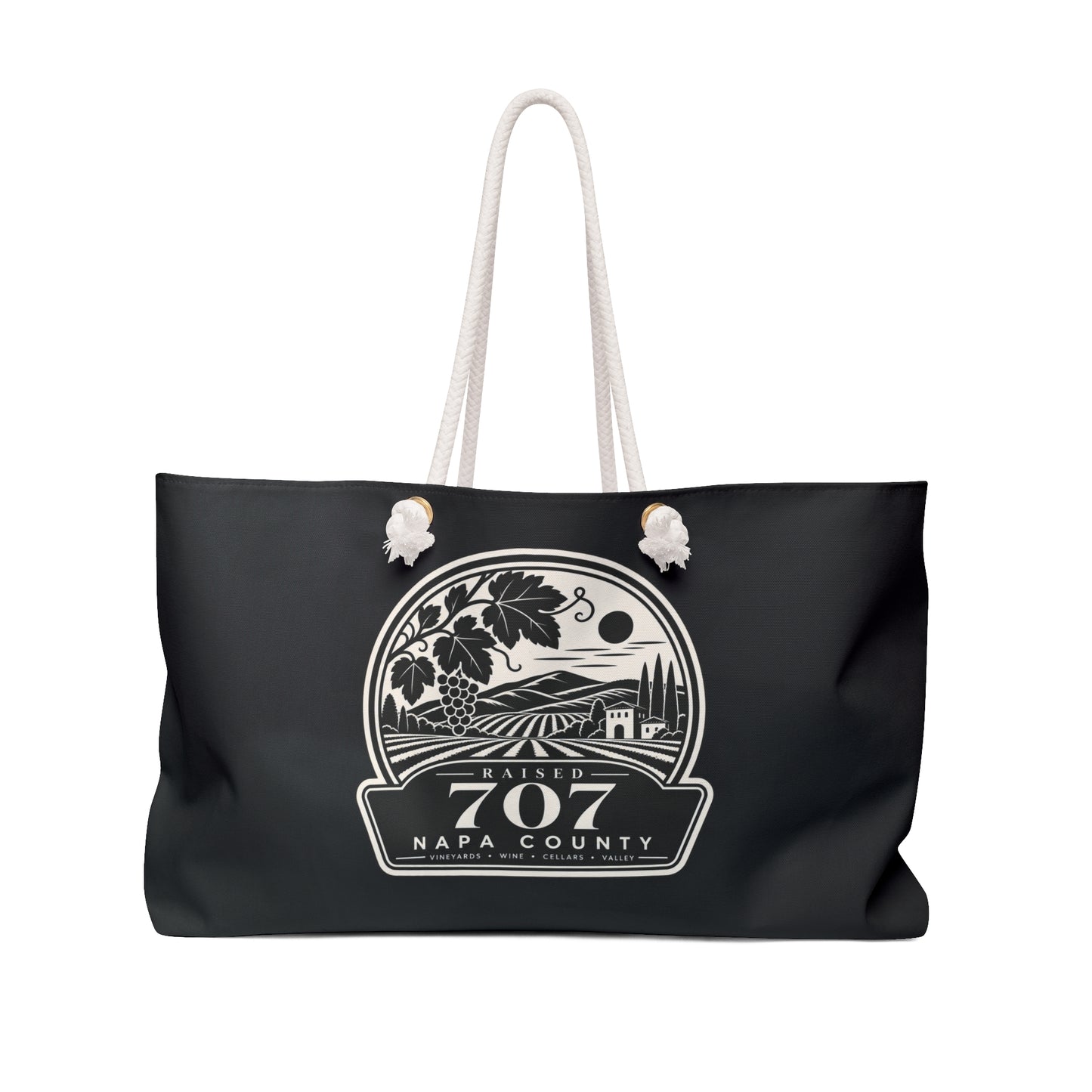 Raised in Napa County Tote Bag, Wine Country Gift, Vineyard Tote, California Wine Lover Gift, Local Pride