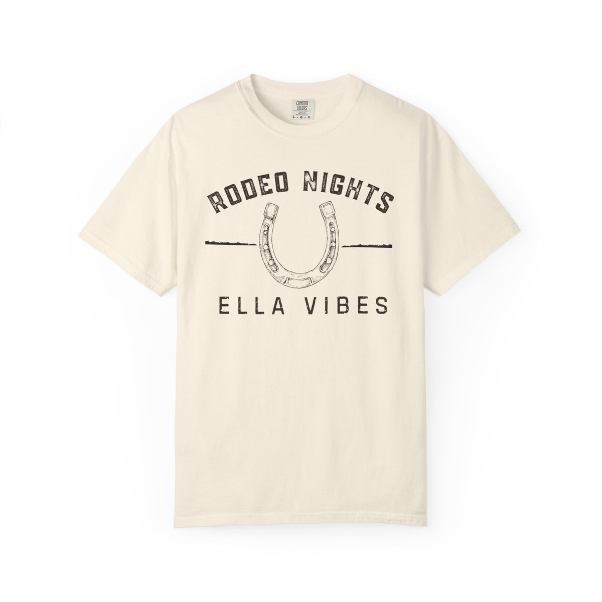 Rodeo Nights Ella Vibes Shirt, Western Cowgirl Tee, Country Concert Shirt, Horseshoe Graphic Tee, Cowboy Rodeo Shirt