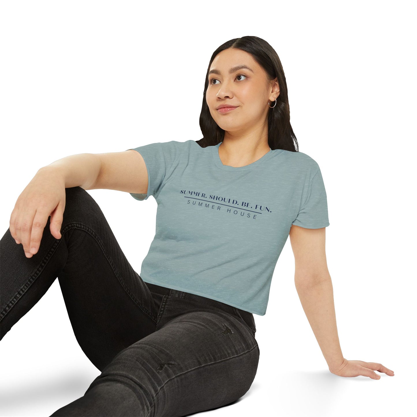 Summer House T Shirt Women Graphic Tee Summer Should Be Fun