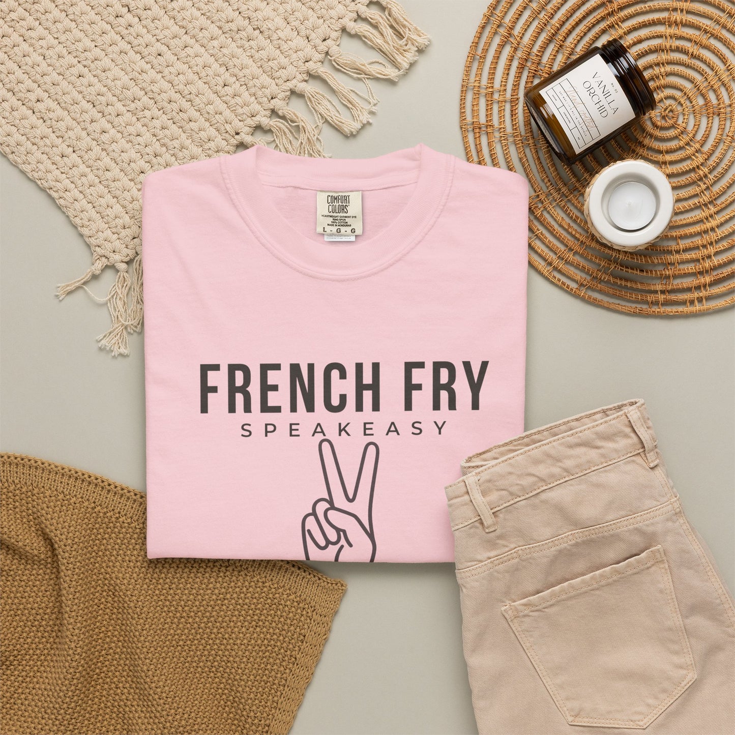 French Fry Speakeasy Shirt, Secret Menu Graphic Tee, IYKYK Shirt, Funny Viral Tee, Minimalist Comfort Colors Shirt, Love Island