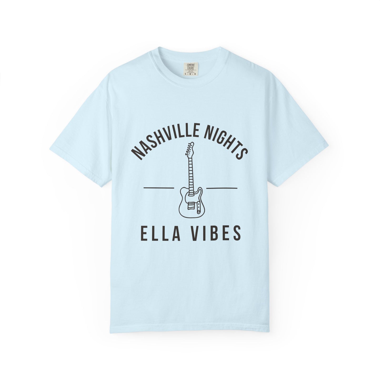 Nashville Nights Ella Vibes T-shirt | Electric Guitar Country Music Tee