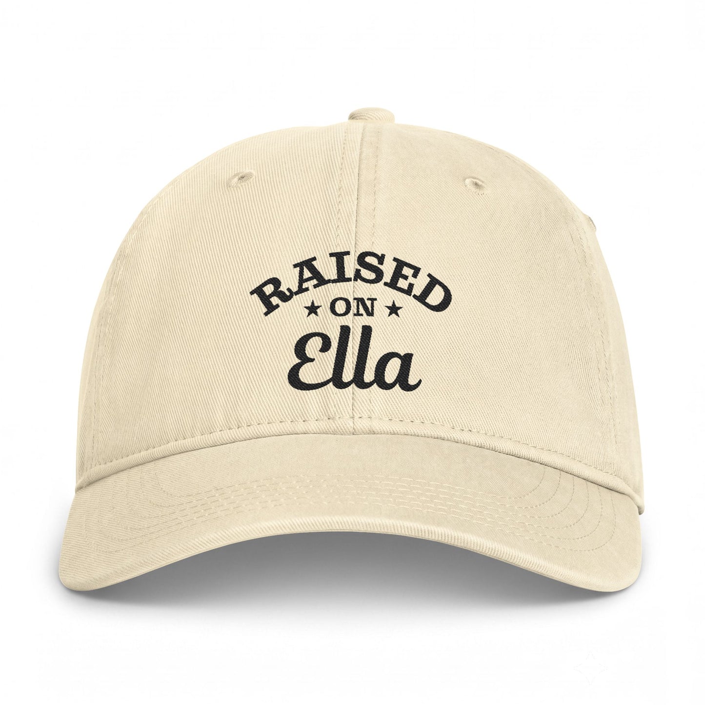 Raised On Ella Hat Country Concert Hat Western Lifestyle Baseball Cap Embroidered