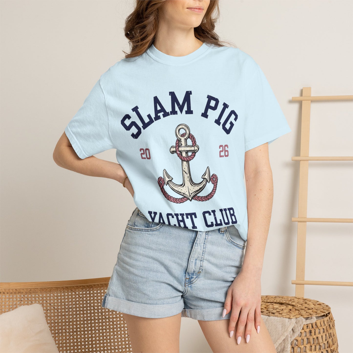 Slam Pig Yacht Club T-Shirt | Rhode Island Reality Nautical