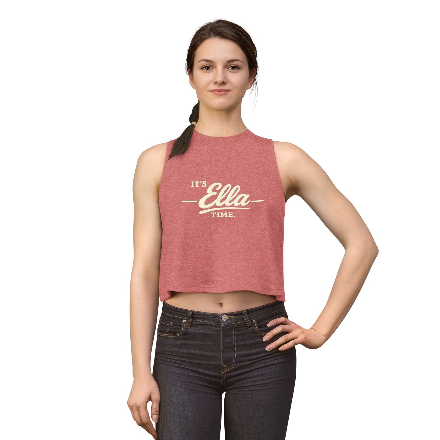 It's Ella Time Cropped Tank | Country Concert Outfit | Ella Concert Inspired Shirt | Country Music Fan Top