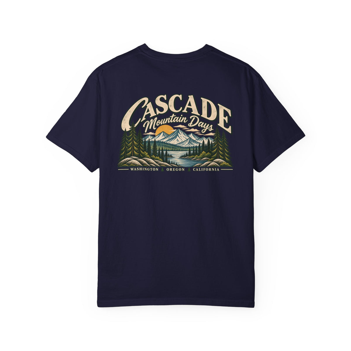 Cascade Mountain Days Tee | Vintage Mountain Graphic T-Shirt