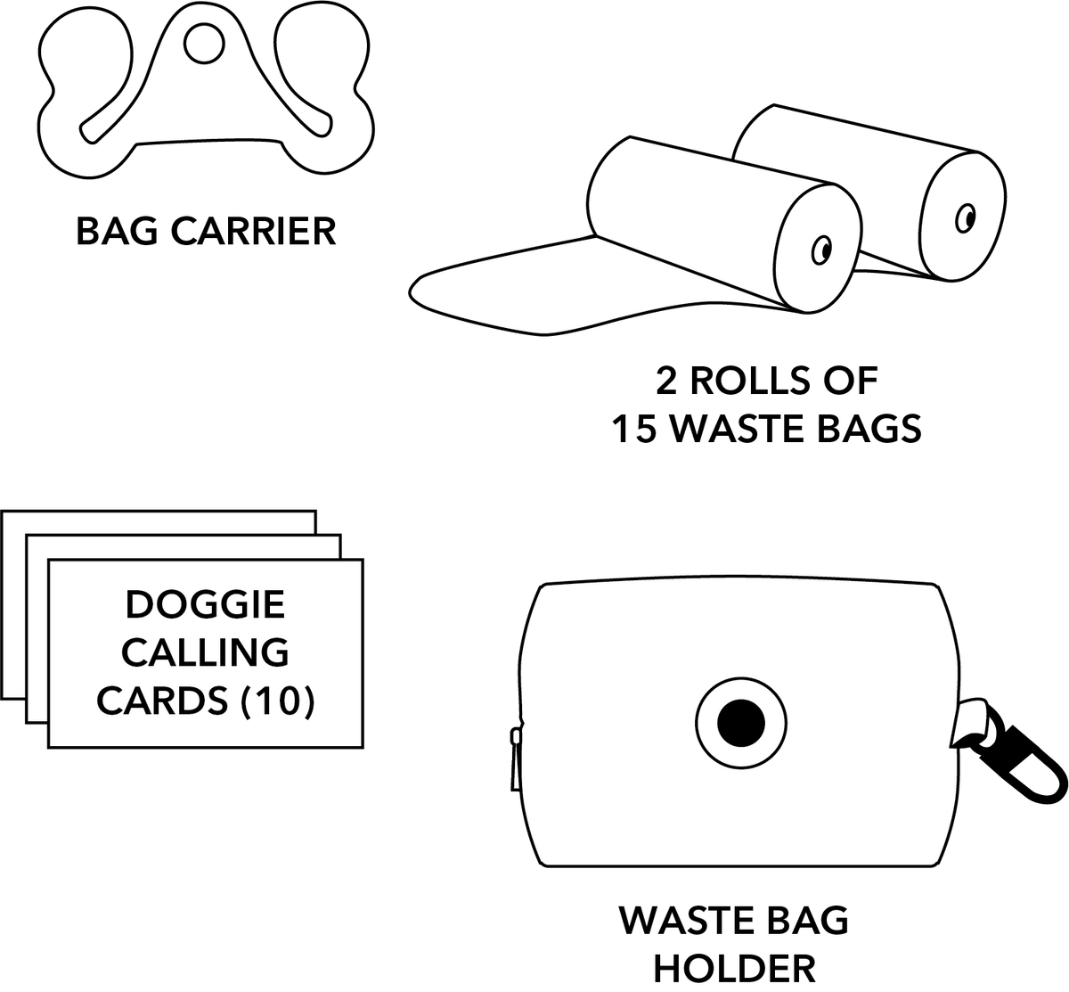 Doggie Business Kit (Black)