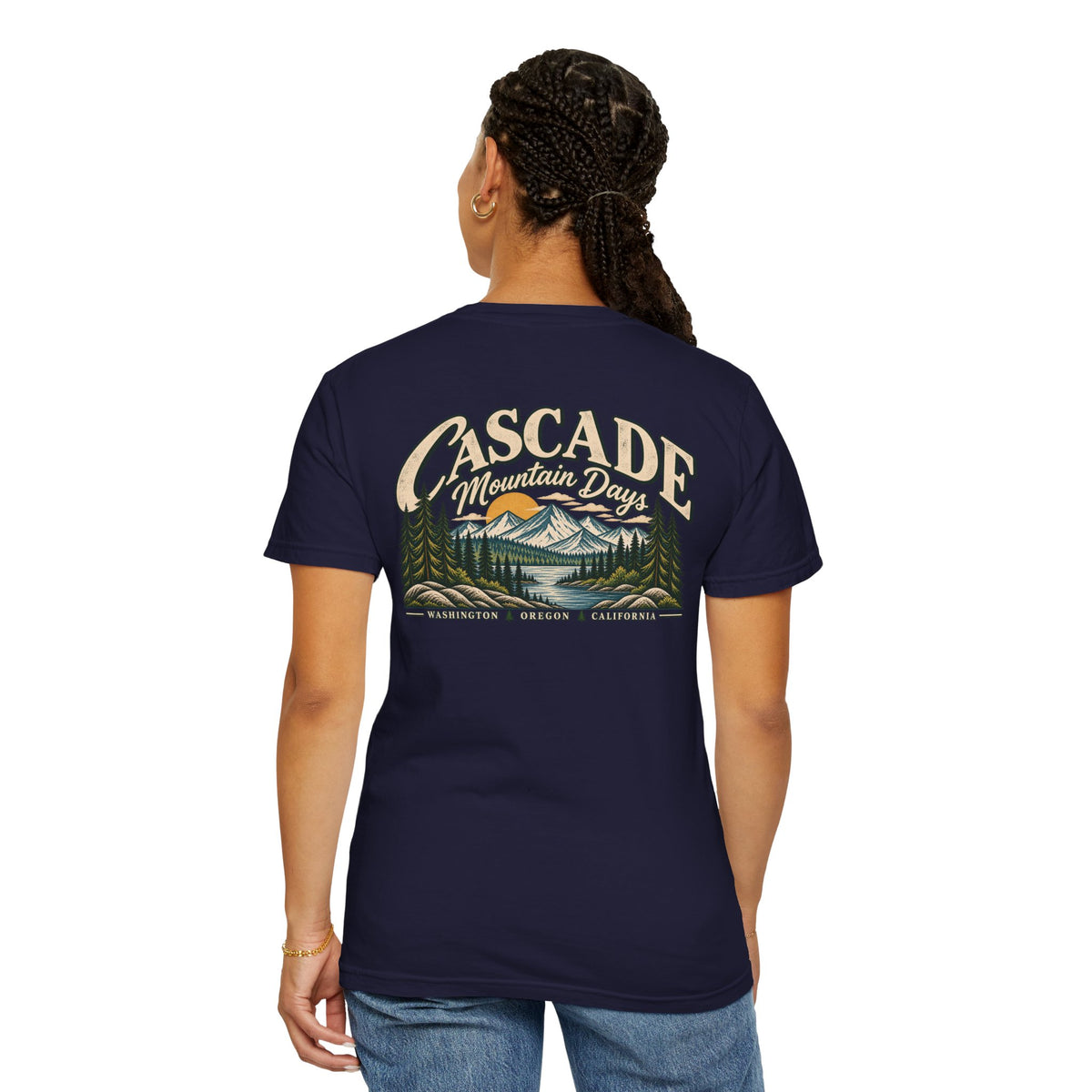 Cascade Mountain Days Tee | Vintage Mountain Graphic T-Shirt
