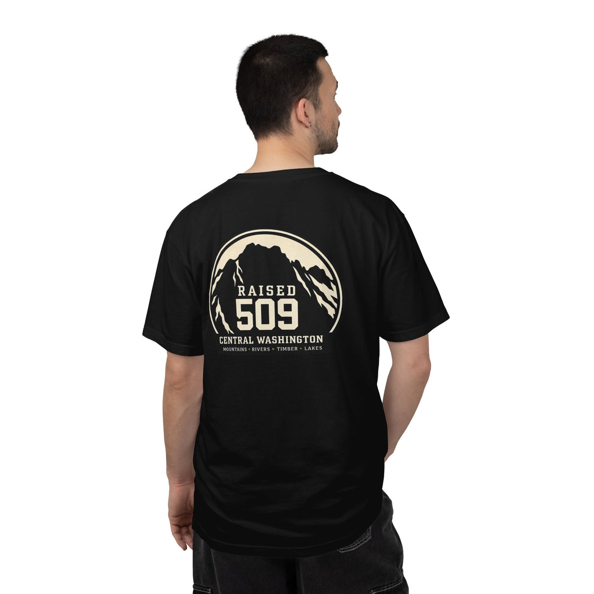 Raised 509 Central Washington Tee | PNW Mountain Shirt