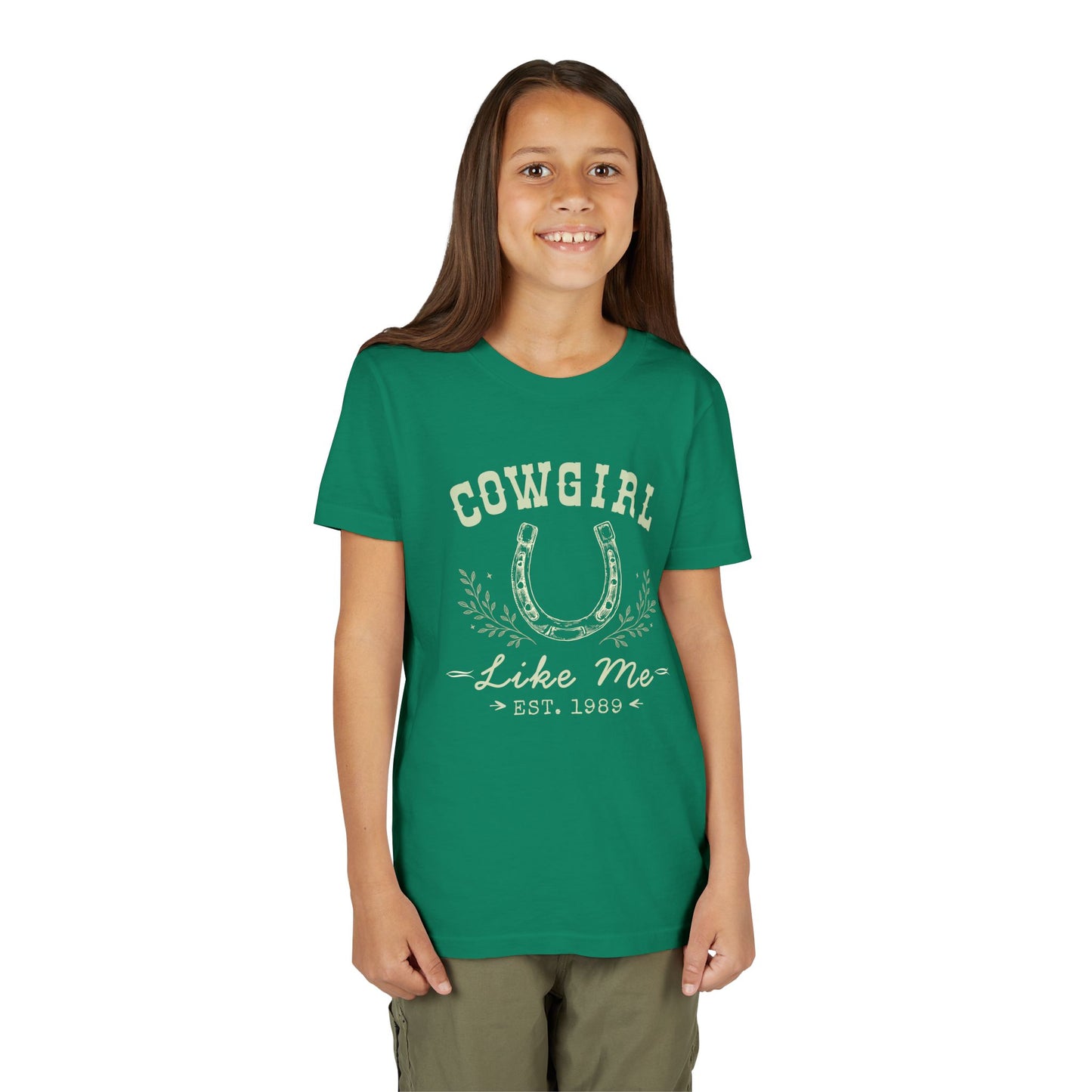 Cowgirl Like Me Girls Shirt | Western Kids Tee | Rodeo Girl Outfit | Horse Lover Gift