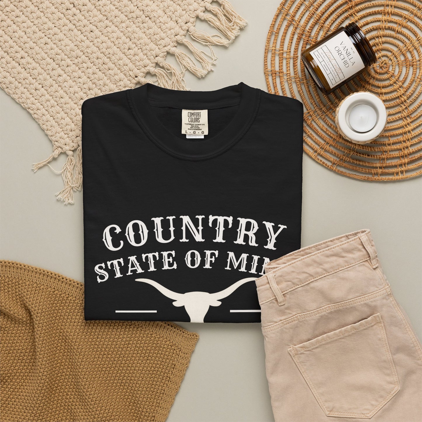 Country State of Mind Shirt | Ella Morgan Country Concert Tee | Cowgirl Shirt | Country Music Shirt | Unisex Comfort Colors
